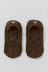 Women's Pivot Barre Sock - Espresso