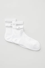 Women's Pulse Grip Sock - White