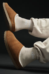 Recovery Slipper - Saddle/Ivory