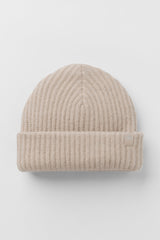 Courchevel Cashmere Beanie - Oat Heather