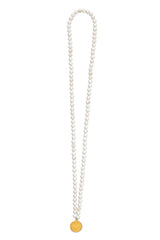 White Turquoise Mala Necklace