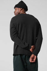 Double Take Long Sleeve Crew - Black