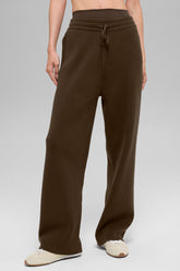 Scholar Straight Leg Sweatpant - Espresso