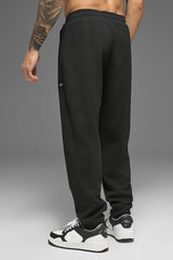 Waffle Lounge Jogger - Black