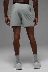 5" Traction Running Short - Lunar Grey