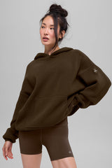 Scholar Hooded Sweater - Espresso