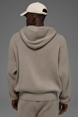 Scholar Hooded Sweater - Light Cocoa