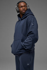 Make Waves Hoodie - Navy Tonal