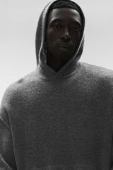 Wool鑱紺ashmere New Class Hoodie - Platinum Grey