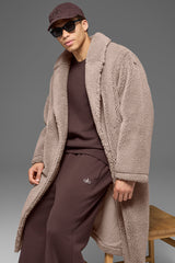 Oversized Sherpa Trench - Chai Latte