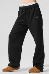 Accolade Straight Leg Sweatpant - Black