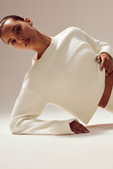 Cashmere Embrace Pullover - Ivory