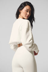 Extreme Cropped Pullover - Ivory
