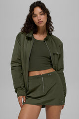 Work It Bomber - Green Olive