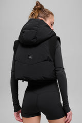 Fast Lane Puffer Vest - Black