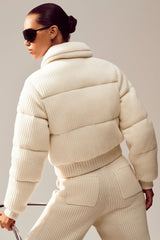 Cashmere Northstar Sweater Puffer - Ivory