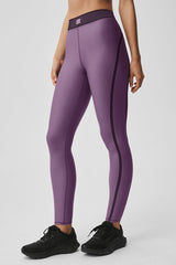Airlift High-Waist 7/8 Line Up Legging - Plum Kiss