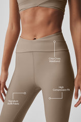Airlift High-Waist 7/8 Horizon Legging - Gravel