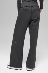 High-Waist Sweatpant Trouser - Anthracite