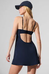 Breezy Tennis Dress - Navy