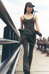 Airbrush Bootcut One And Done Onesie - Anthracite