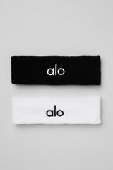 Glow Sweatband (2-Pack) - Black/White