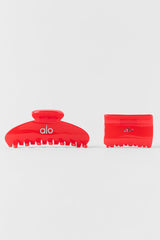 Effortless Claw Clip (2-Pack) - Bright Red