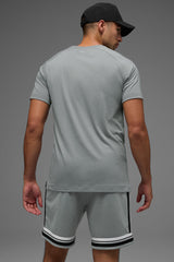 Triumph Raglan Tee - Lunar Grey