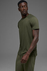 Triumph Raglan Tee - Green Olive