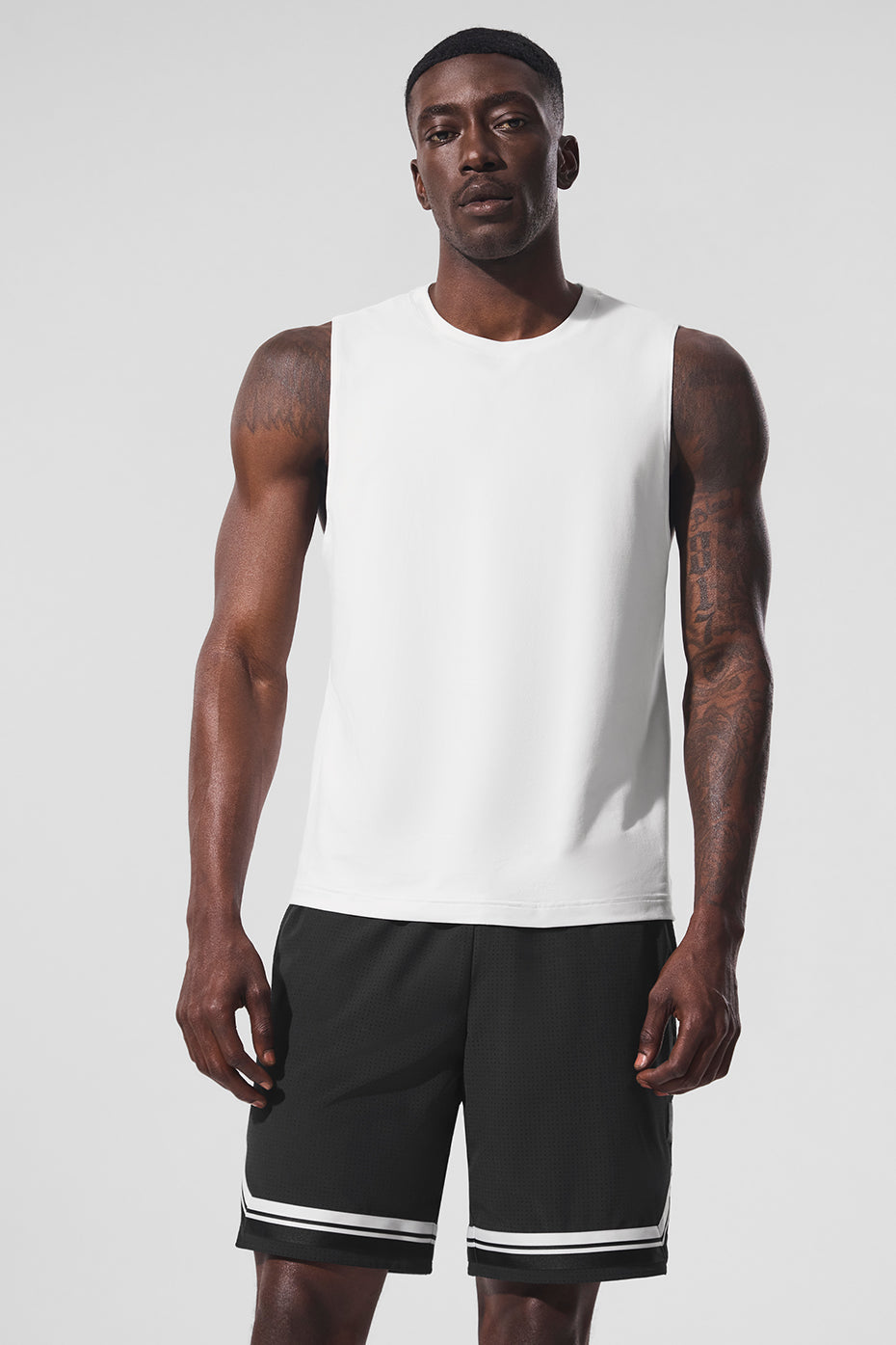 Conquer Muscle Tank - White