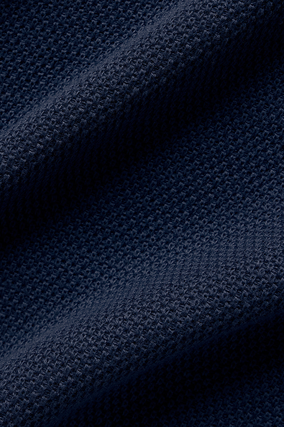 Sports Club Sweater Knit Hoodie - Navy