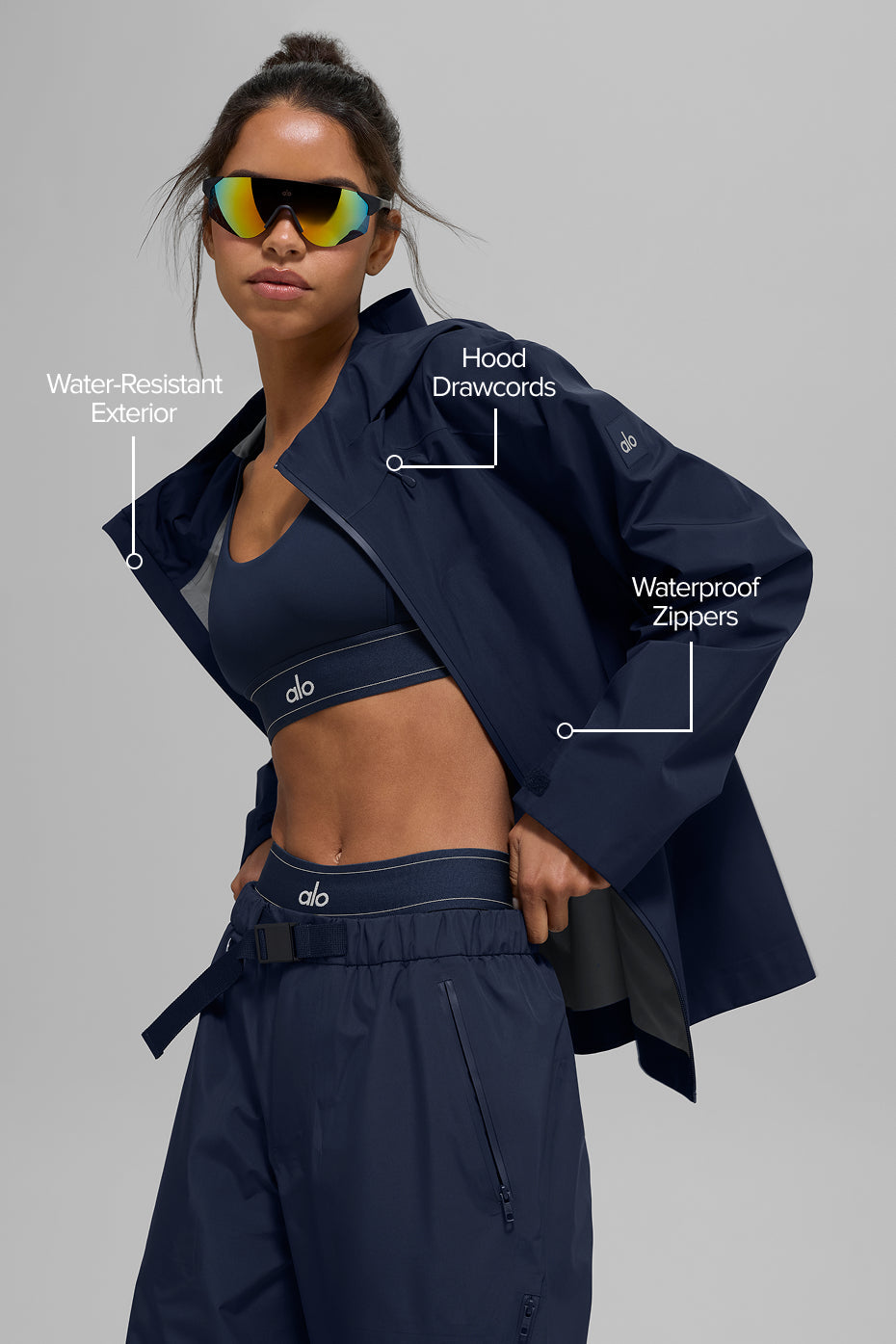 Alpha Shell Jacket - Navy