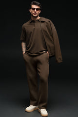 Scholar Straight Leg Sweatpant - Espresso