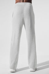 Domain Rib Knit Sweatpant - Athletic Heather Grey