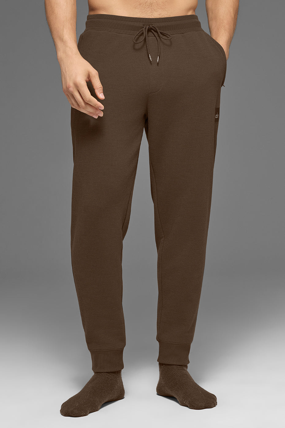 Waffle Lounge Jogger - Espresso