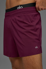 5" Adapt Running Short - Burgundy