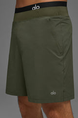 7" Repetition Short - Green Olive