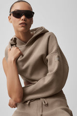 Scholar Hooded Sweater - Gravel