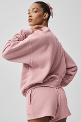 Accolade Crew Neck Pullover - Vintage Pink