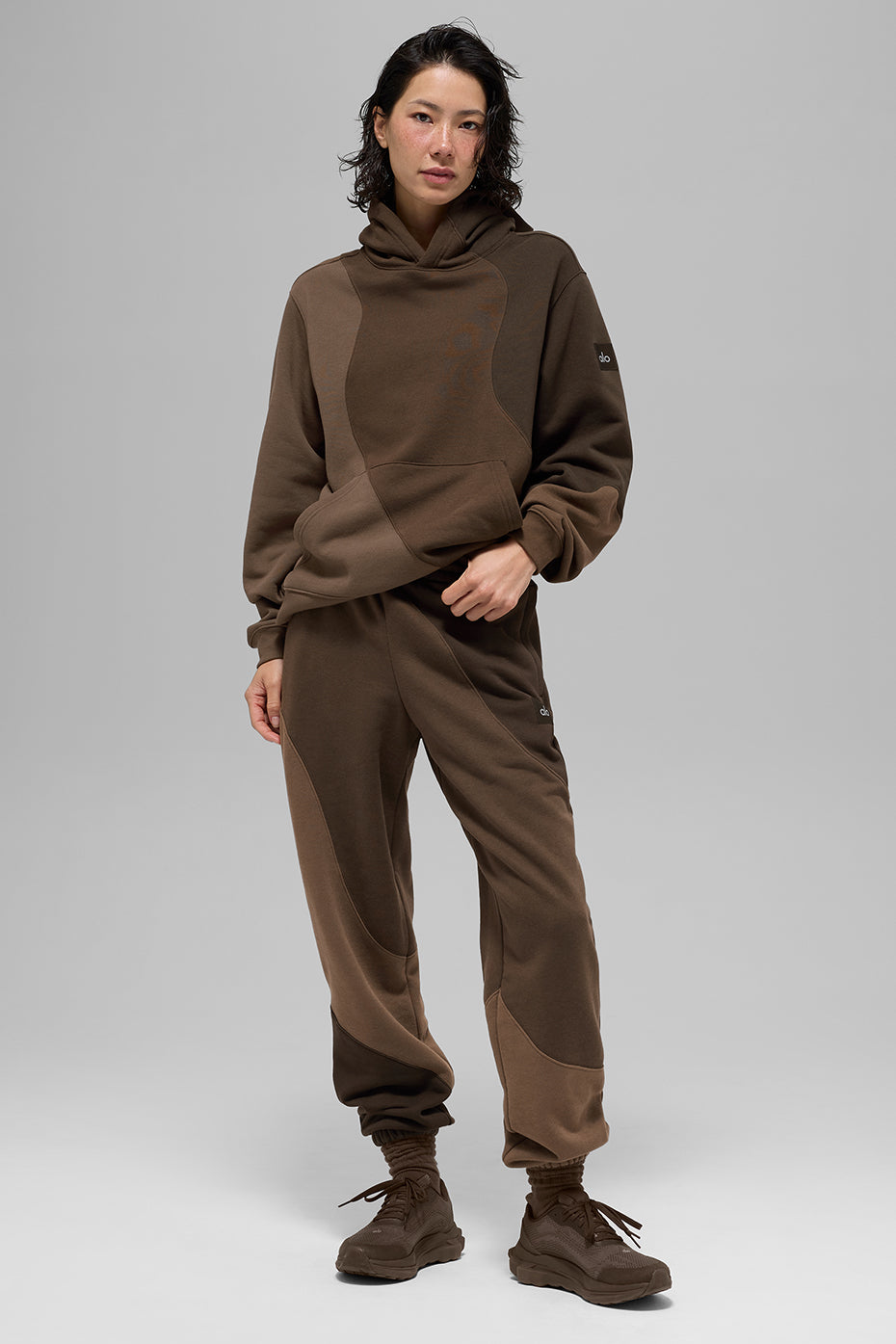Make Waves Hoodie - Espresso Tonal