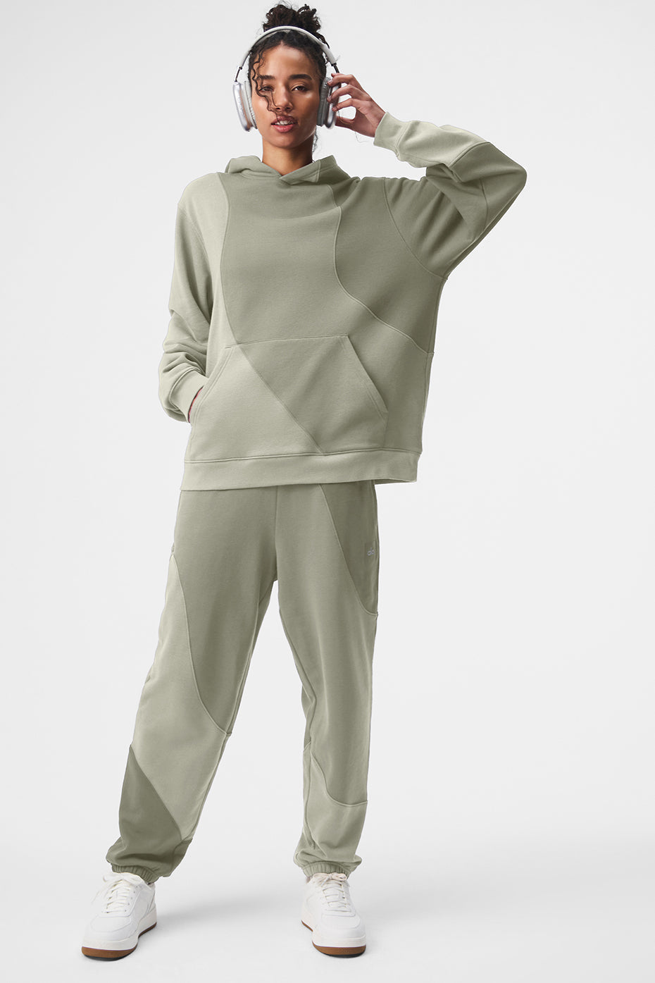 Make Waves Hoodie - Limestone Tonal