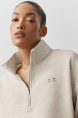 Accolade 1/4 Zip Pullover - Oatmeal Heather