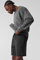 Unisex Wool鑱紺ashmere New Class Crewneck Sweater - Platinum Grey