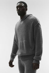 Wool鑱紺ashmere New Class Hoodie - Platinum Grey
