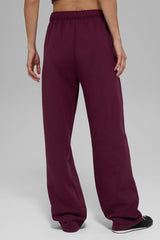 Accolade Straight Leg Sweatpant - Burgundy