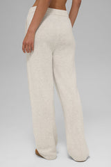 Wool Cashmere New Class Sweatpant - Bone Heather