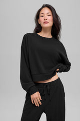 Muse Crew Neck Pullover - Black