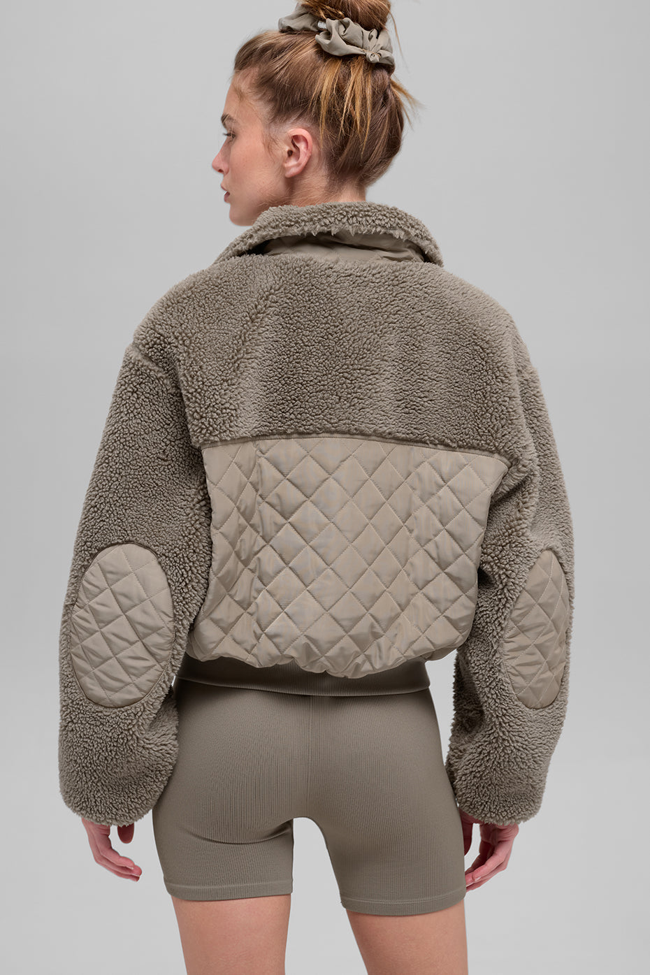 Sherpa Edge Bomber - Light Cocoa