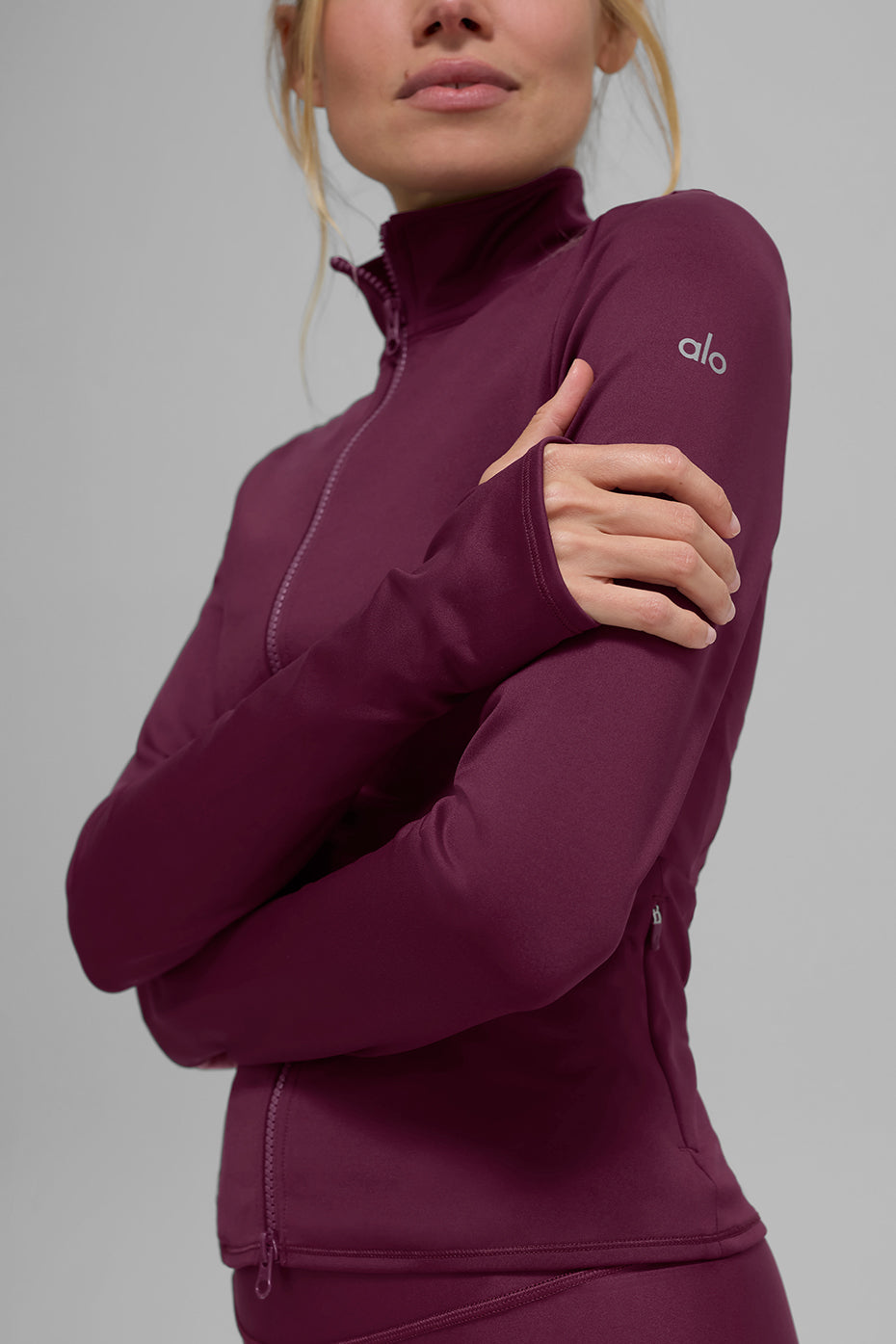 Airlift Winter Warm Radiant Full-Zip Jacket - Burgundy