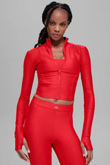 Airlift Ignite Zip Up Jacket - Bright Red